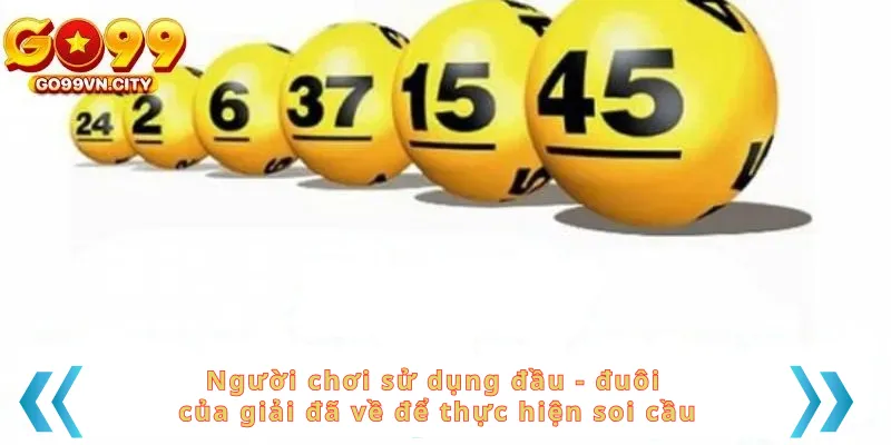 Người chơi sử dụng đầu - đuôi của giải đã về để thực hiện soi cầu Người chơi sử dụng đầu - đuôi của giải đã về để thực hiện soi cầu
